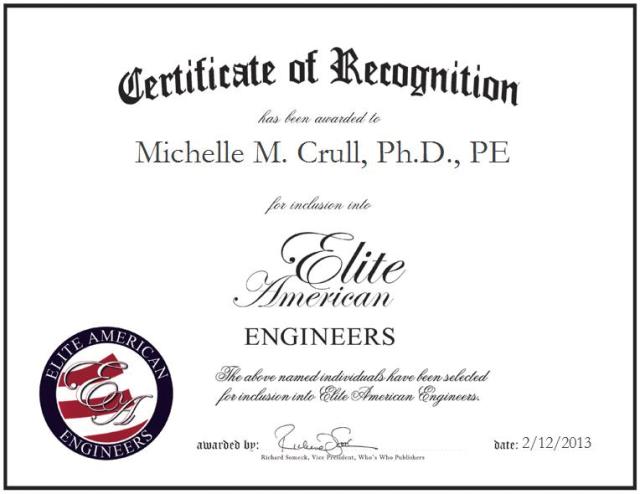 Michelle M. Crull, Ph.D., PE